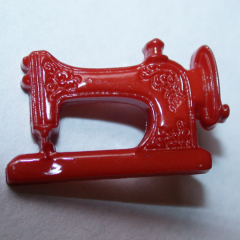 Knopf mit Öse - Nähmaschine terra