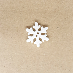 Knopf Schneeflocke - 20 mm