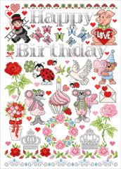 LINDNER'S Kreuzstiche - Geburtstag