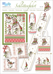 LINDNER'S Kreuzstiche - Schlittenfahrt