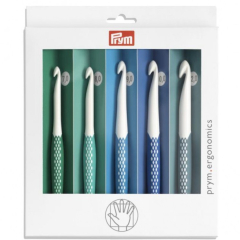Prym Crochet Hook Set Ergonomic LARGE