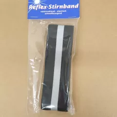Reflex-Stirnband schwarz