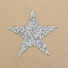 Applique Heart with Rhinestones