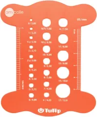 Tulip Needle Gauge - orange